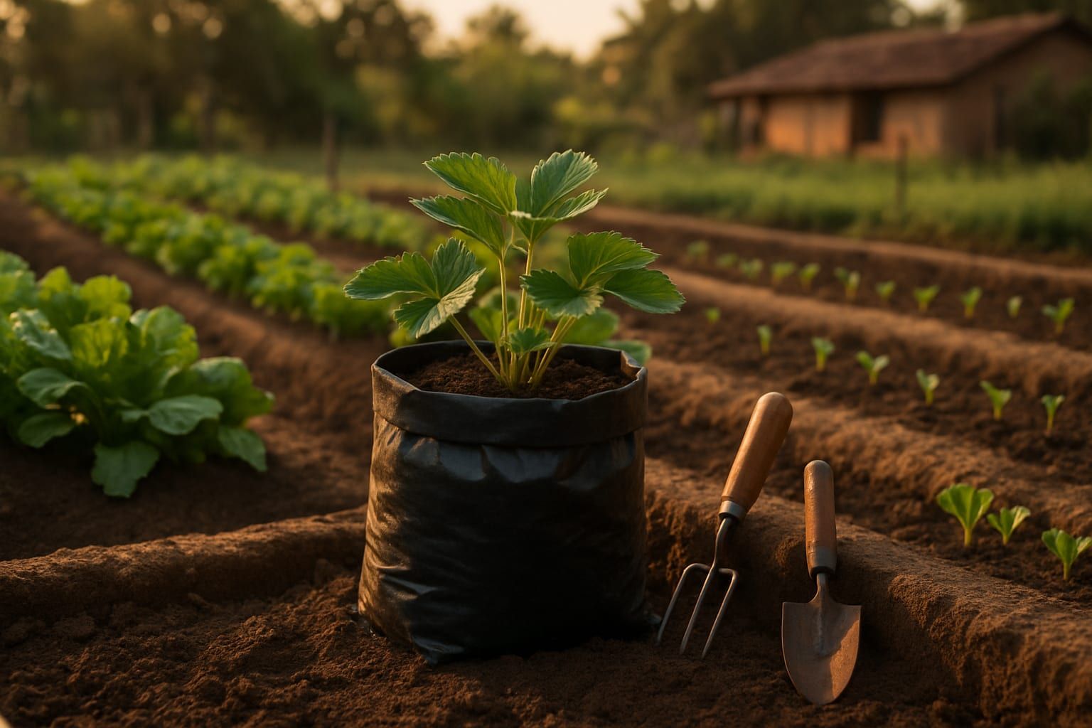 Escolhendo o Saco Ideal para Muda de Morango: Guia Completo