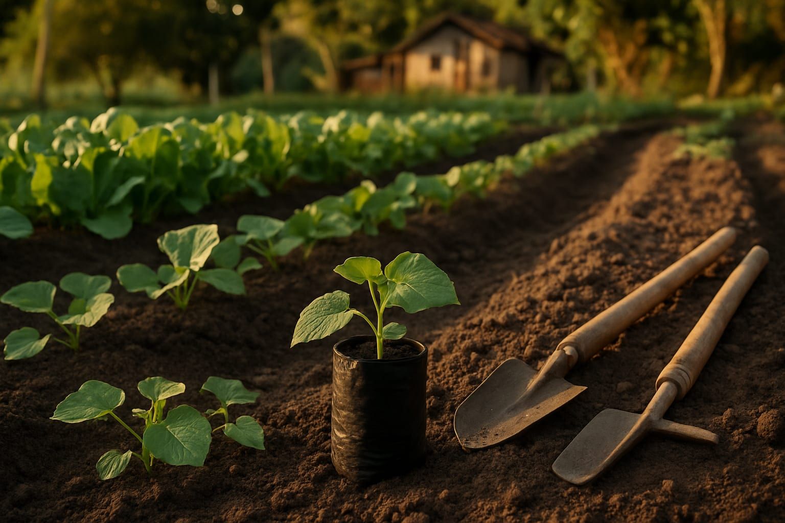 Saco para muda de pepino: por que a nova 10x20 da NUPLAST é ideal