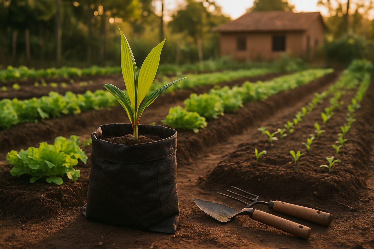 Saco para mudas de coco: como escolher o ideal para viveiro, horta ou casa