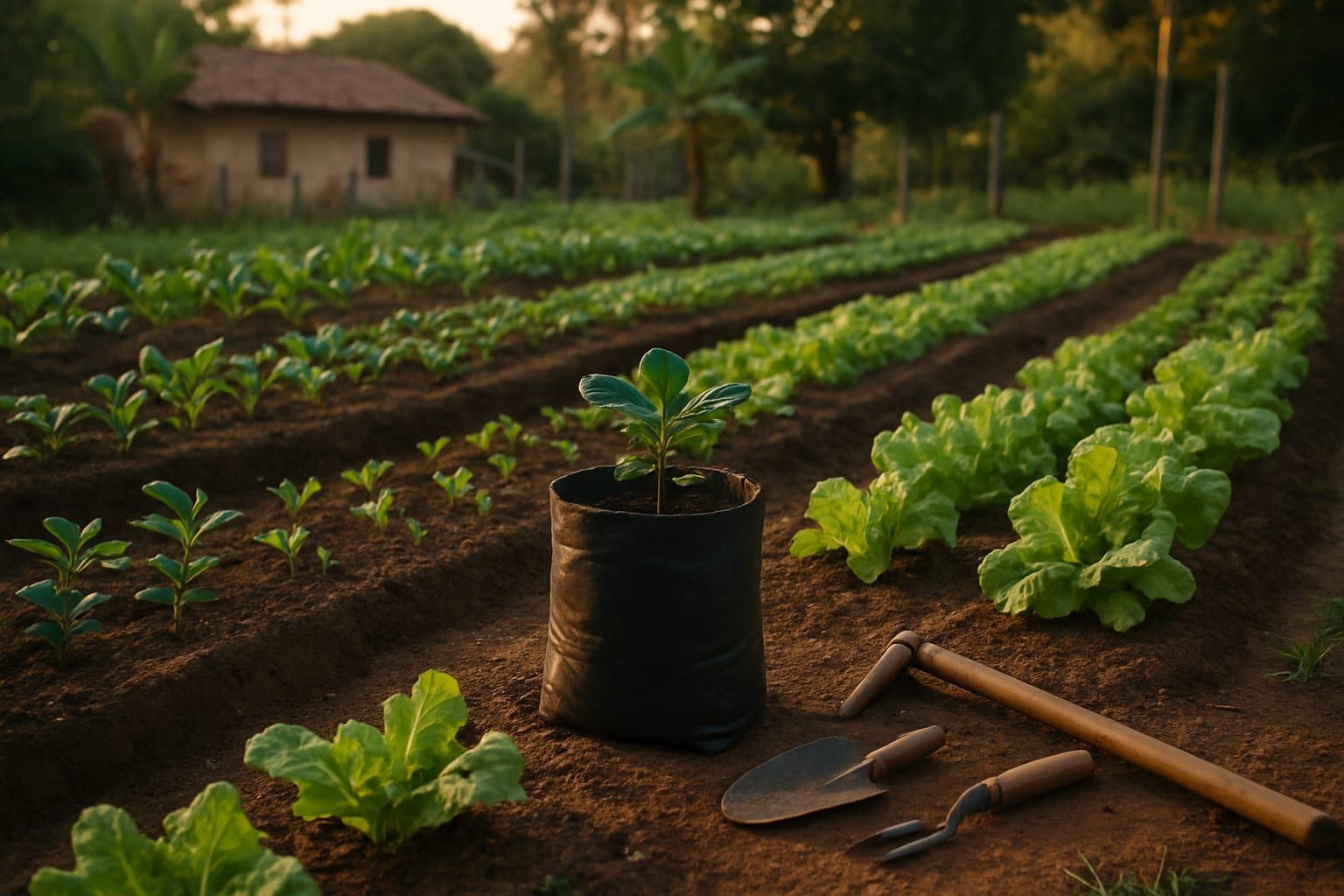 Como escolher saco para plantio de café: guia prático para viveiros e horta