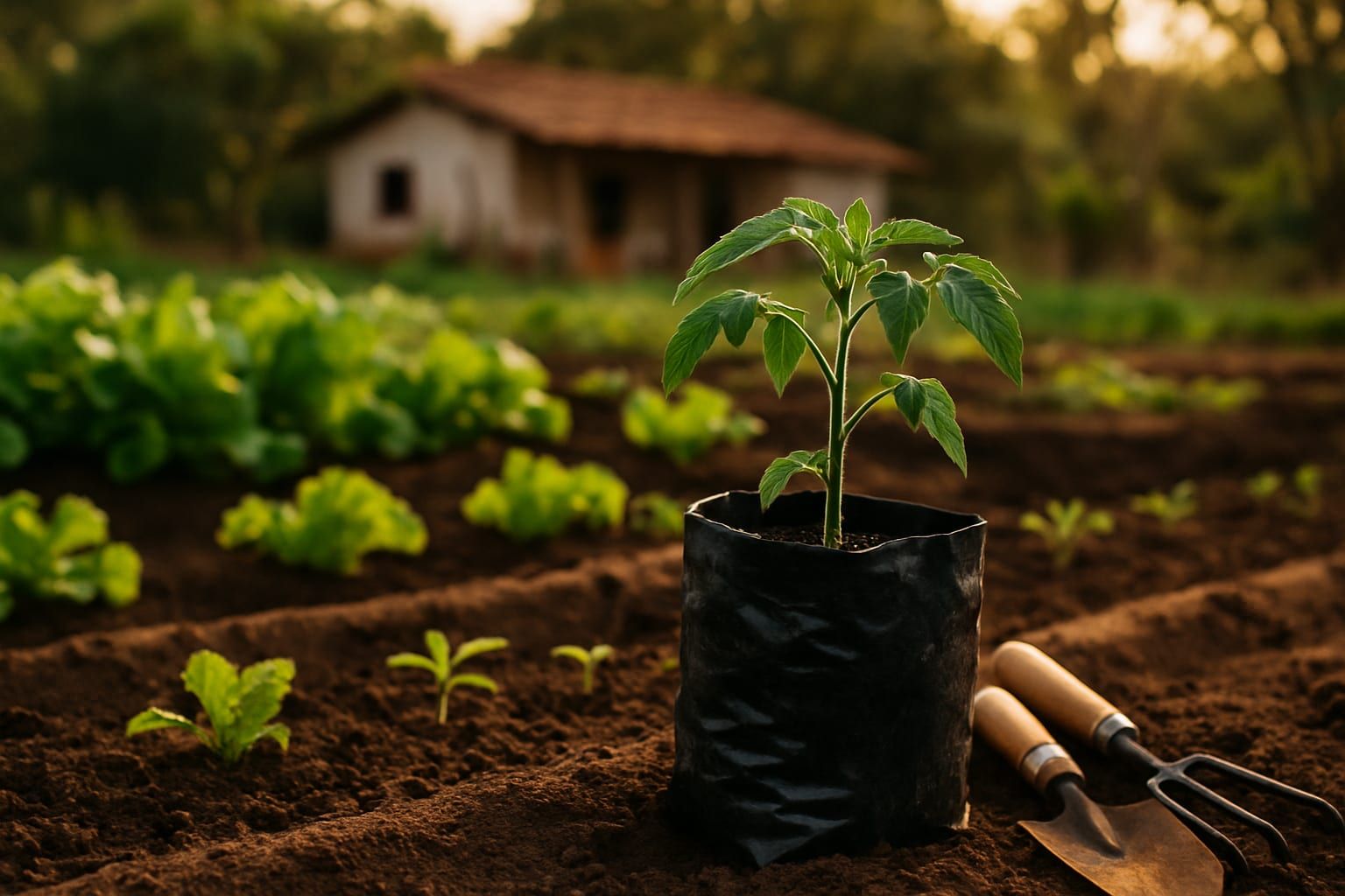 Saco para plantio de tomate: como escolher sacos ideais para mudas